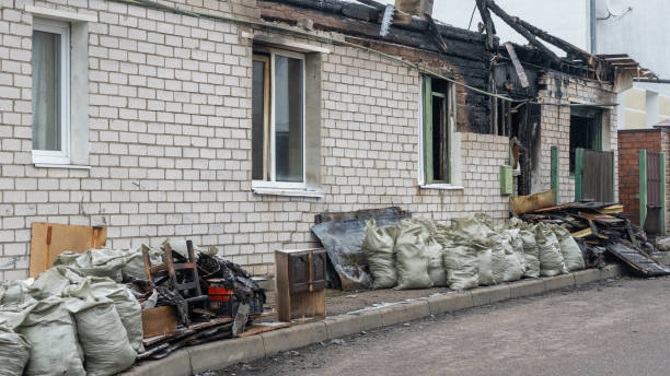 Professional Fire Damage Assessment technician working in Ferndale, PA